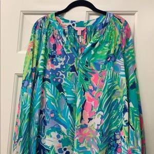 Lilly Pulitzer multi-colored, lightweight top